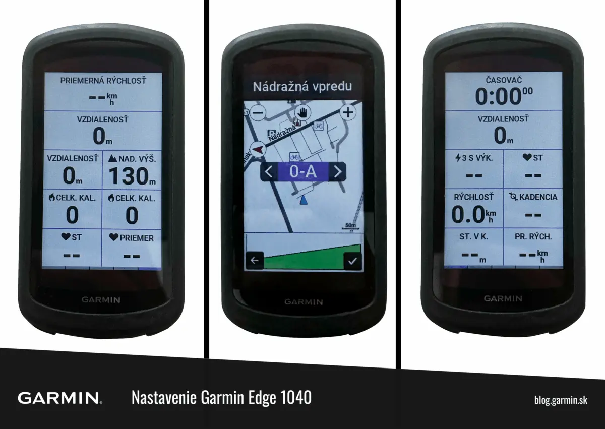 Nastavenie Garmin Edge 1040