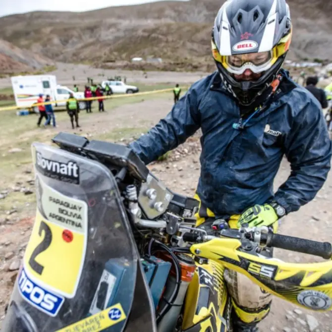 Štefan Svitko s hodinkami Garmin