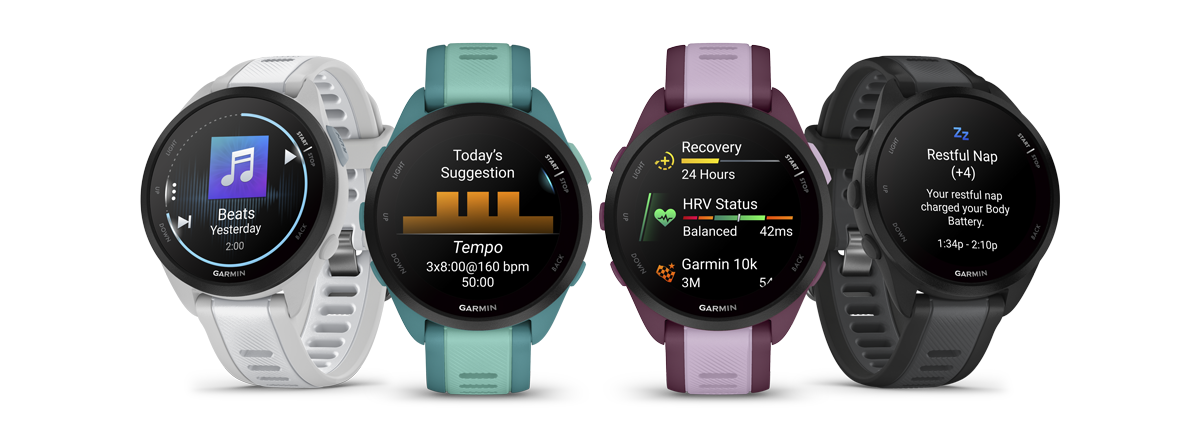Hodinky pre&nbsp;bežca Garmin Forerunner 165