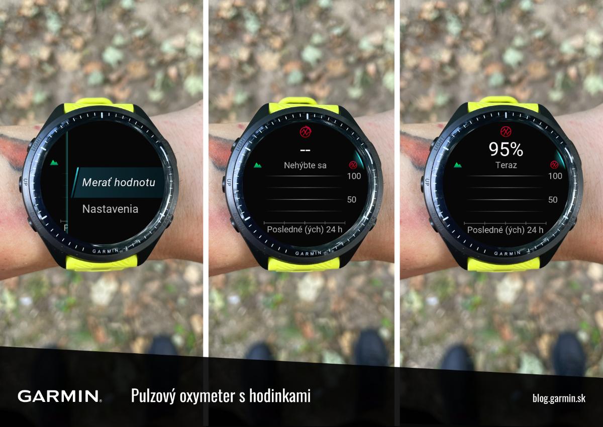 hodinky na&nbsp;meranie tepu - pulzový oxymeter