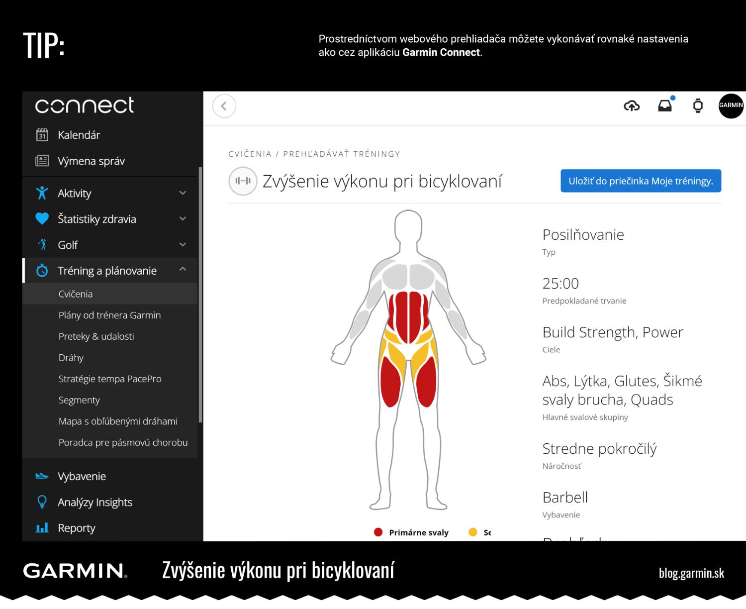 Zvýšenie výkonu pri bicyklovaní - tréning na doma
