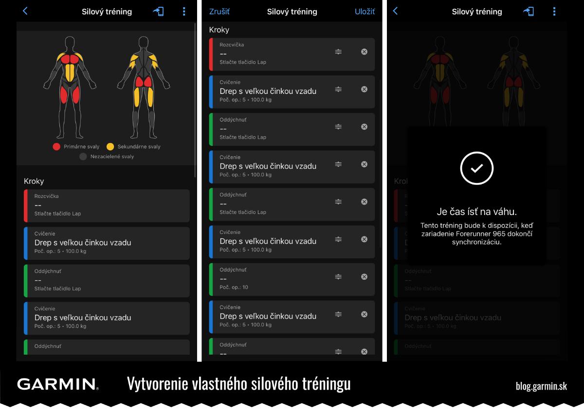 Tvorba vlastného tréningového plánu v&nbsp;aplikácii Garmin Connect